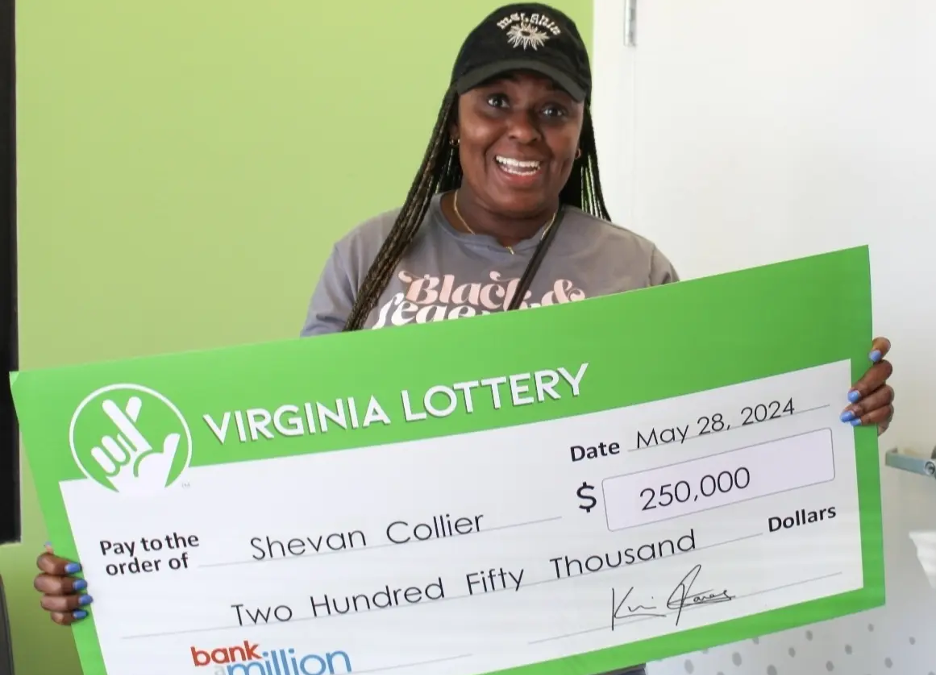 Stafford County Woman Wins $250,000 in Virginia Lottery’s Bank a Million Game