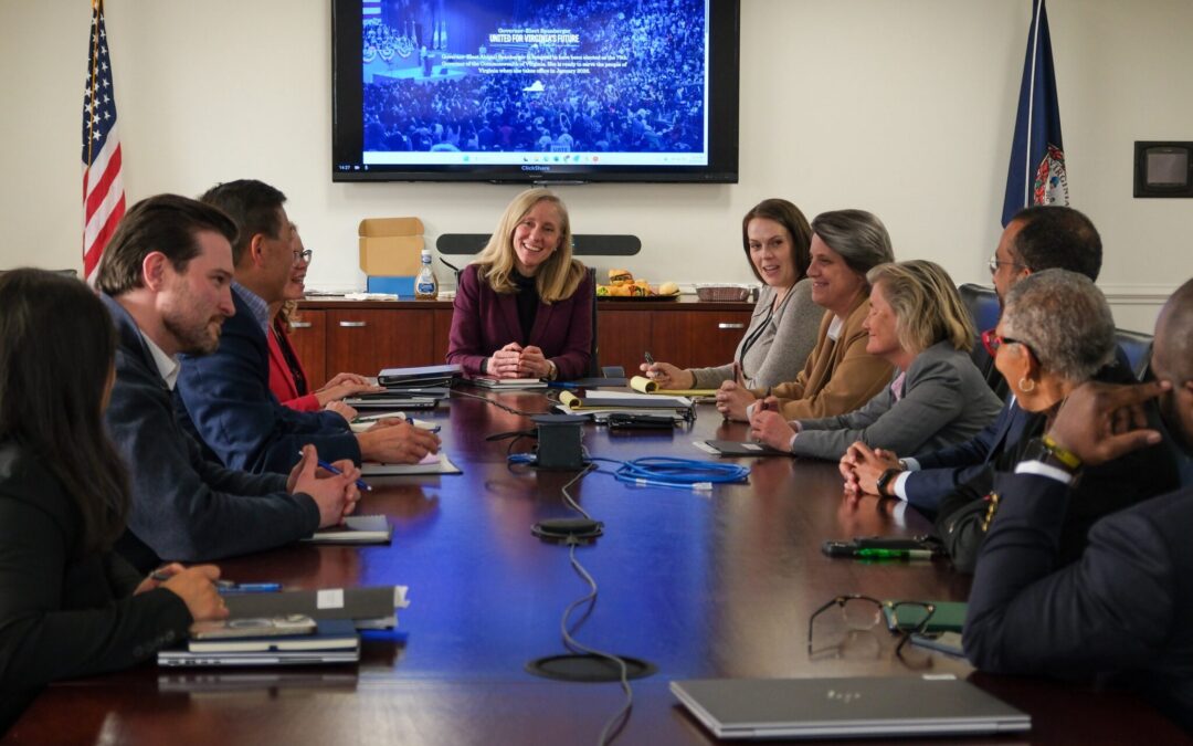 Passing The Torch: Spanberger, Youngkin Meet For Smooth Transition